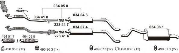 ERNST 050985 Exhaust System